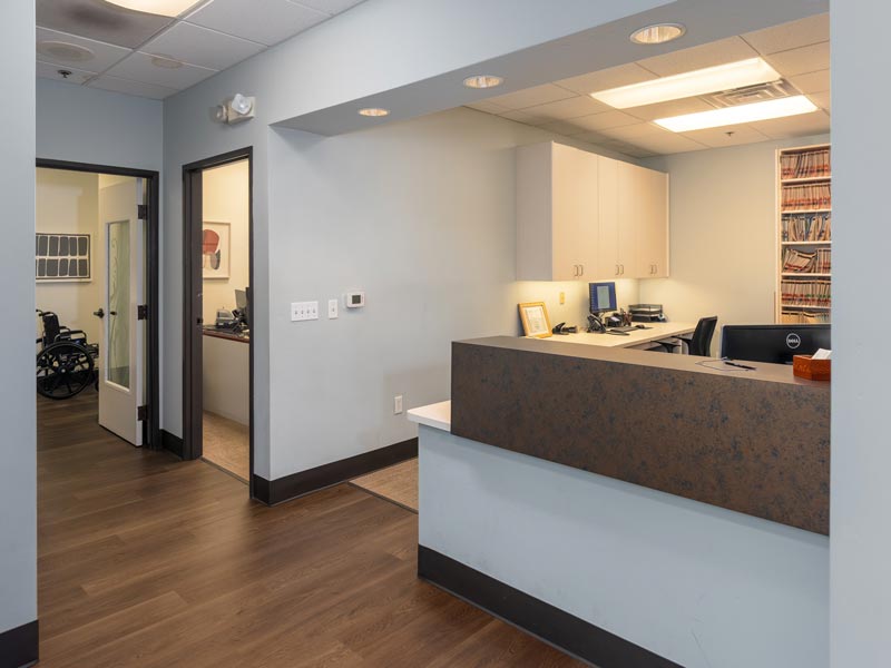 Rocklin Oral Surgery reception area